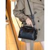 European and American Niche Handbag New First Layer Cowhide Leather Boston Shoulder Bag Versatile Retro Commuter Crossbody Bag