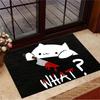 Cartoon Ins Style Cat Knife Welcome Rugs Kitchen Front Door Mats Living Room Bedroom Entry Doormat  Washable Non-slip Floor Mat