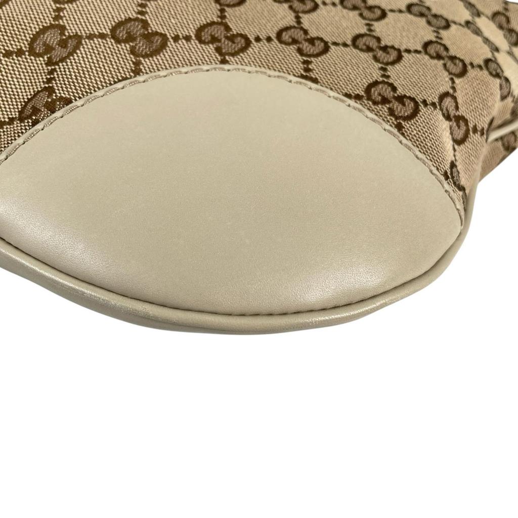 Gucci Sherry Line 254065 Shoulder Bag Beige Women Used