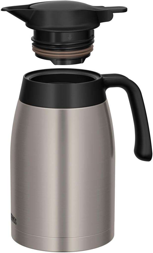 Thermos Stainless Steel with Stainless Steel Thermos Flask Keeps Food Hot and SMT Pot, 1.5L, Mat, Design, Cold, TTB-1501