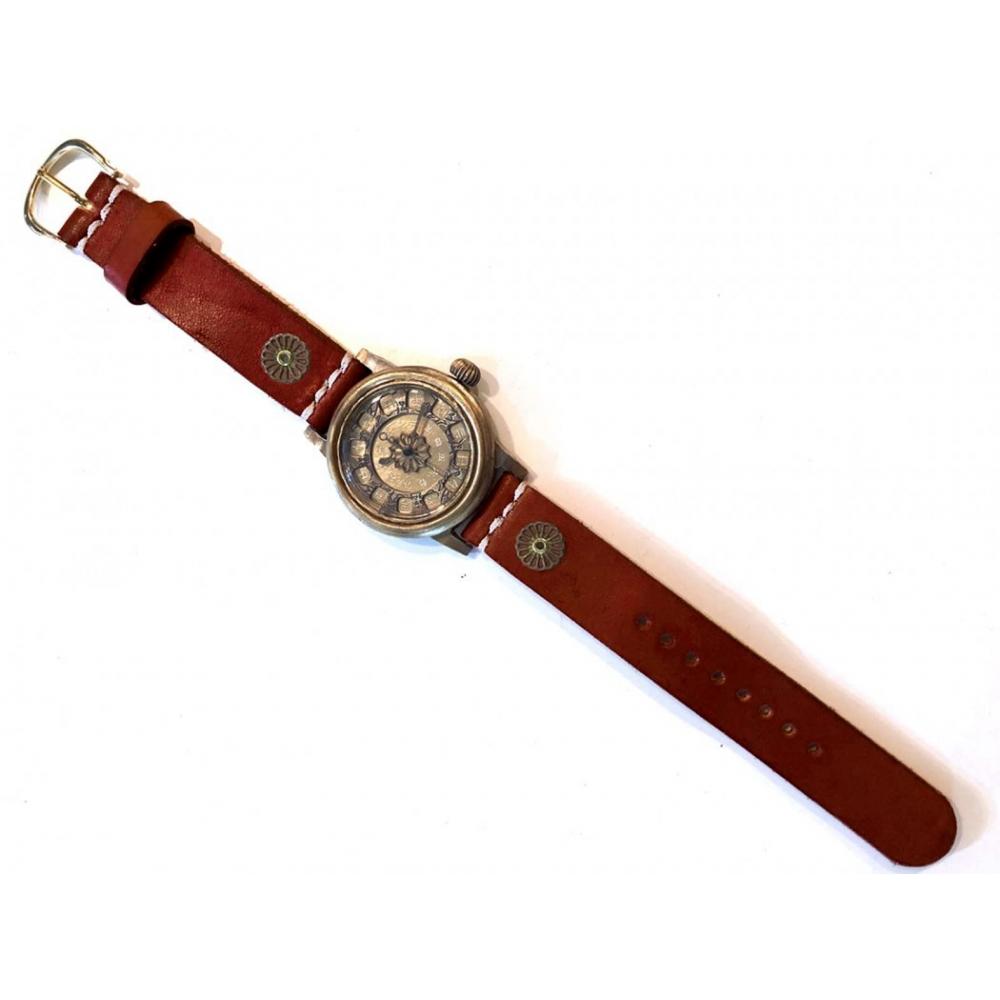 [Handmade Watch JHA] Hodinky Koji Shinohara 14486951 pánské hnědé