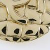 CHANEL COCO Mark Earring Matelasse Plated Gold 37.5g Women Used