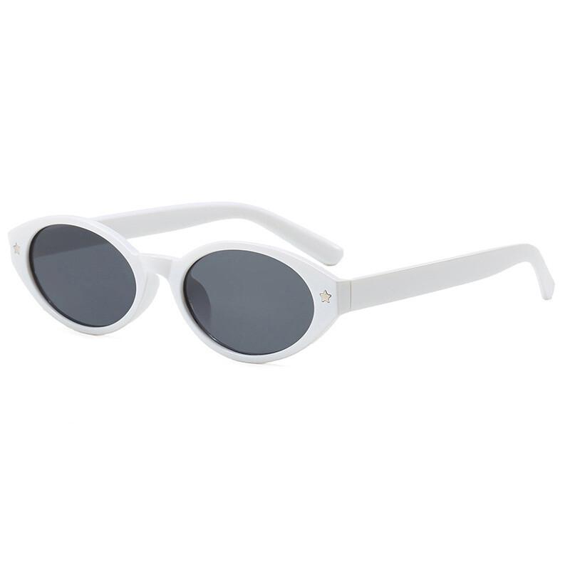 Trendy Small Oval Designer Sunglasses Women Luxury Brand Retro Black Shades Glasses Ladies Goggle UV400 Eyewear