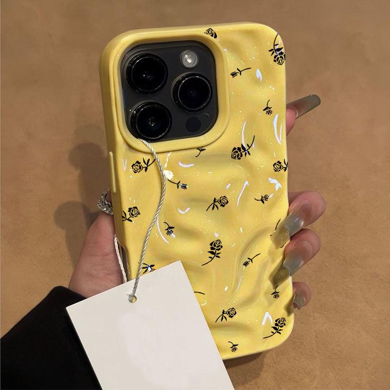 

Чехол для мобильного телефона Apple 15 16pro с рисунком метеорита и черной розы, iPhone 14, трехмерный 13, блестящий 12, мягкий 17 IPhone16promax