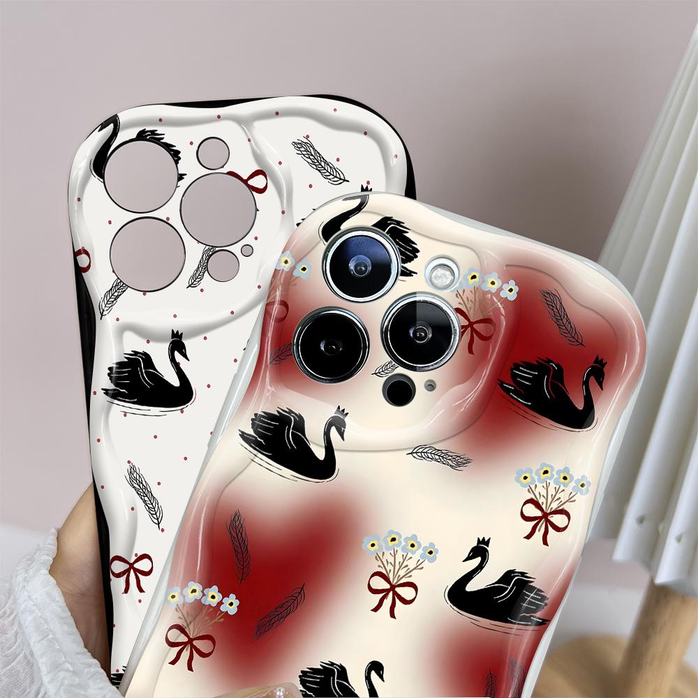 For Honor 90Lite X6B X8 Infinix Hot 30 40i 40Pro Smart8 Vivo V27 V29e V30e Moto G84 Fashion Girl Cream Texture Soft Silicone Full Lens Protect Casing