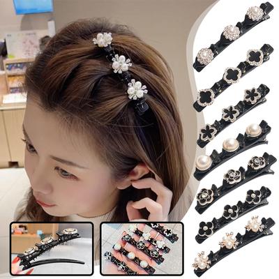 Small Fragrant Hair Clip Female Bangs Side Duck- Bill Clip Net Red Broken Hair Finishing  Vintage Style Hair Accessories
