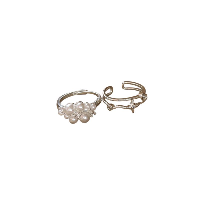 Korean Style Butterfly Hexagram Luxury Fashion Ring