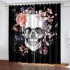 Tomb Forest Shading Window Drapes for Bedroom Living Room Halloween Decor Curtains Insulation Polyester Decor Boys Girls Gifts