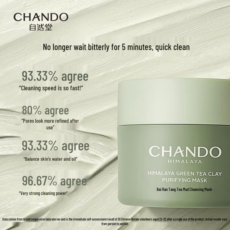 CHANDO Himalajska Herbata Błoto Oczyszczająca Maska Oczyszczająca