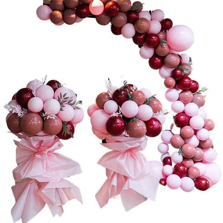 Balloon Flower Basket for Graduation Ceremony and Indoor Decoration