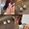 Rhinestone Pearl Ear Cuff: Chic Korean Design Earrings for Women