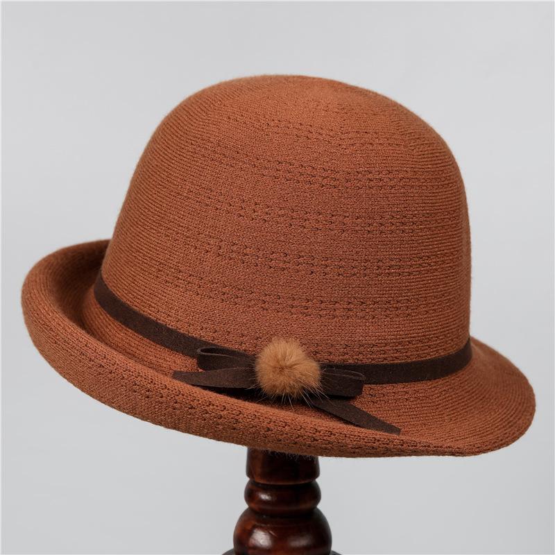 Hat female autumn winter bucket hat basin hat casual basin hat