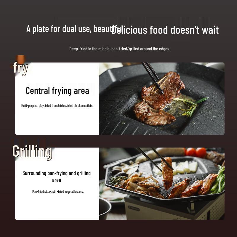 Fire-Maple Outdoor Camping Non-Stick Multi-Purpose Grill Pan