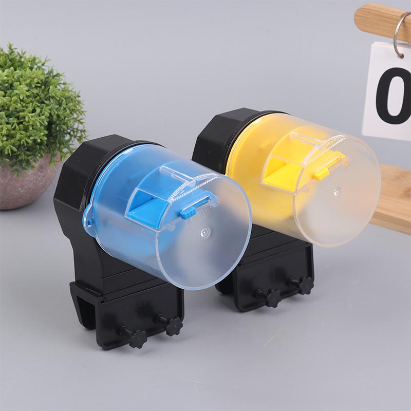 Programmable Automatic Fish Feeder for Aquarium Adjustable Feeding Times for Turtle Fish and Betta Tank Convenience