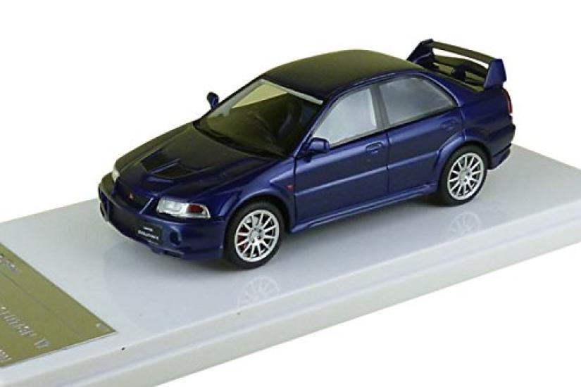 

Scale LANCER GSR EVOLUTION VI Ijssel Blue Finished Product WIT S 1/43