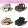 Style Felt Hat With Embroidered Tapestry And Wide Brim For Men And Women