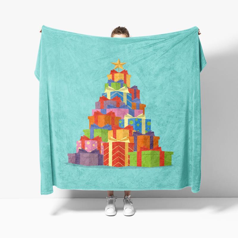 Wohndekoration Plüsch Überwurf Sofadecke Tagesdecke Bett flauschig weiche Decken Dekor Plaid Modern Halloween Frohe Weihnachten Winter