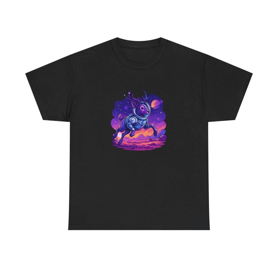 Unisex Adult T Shirt Astronaut Antelope Cosmic Explorer L