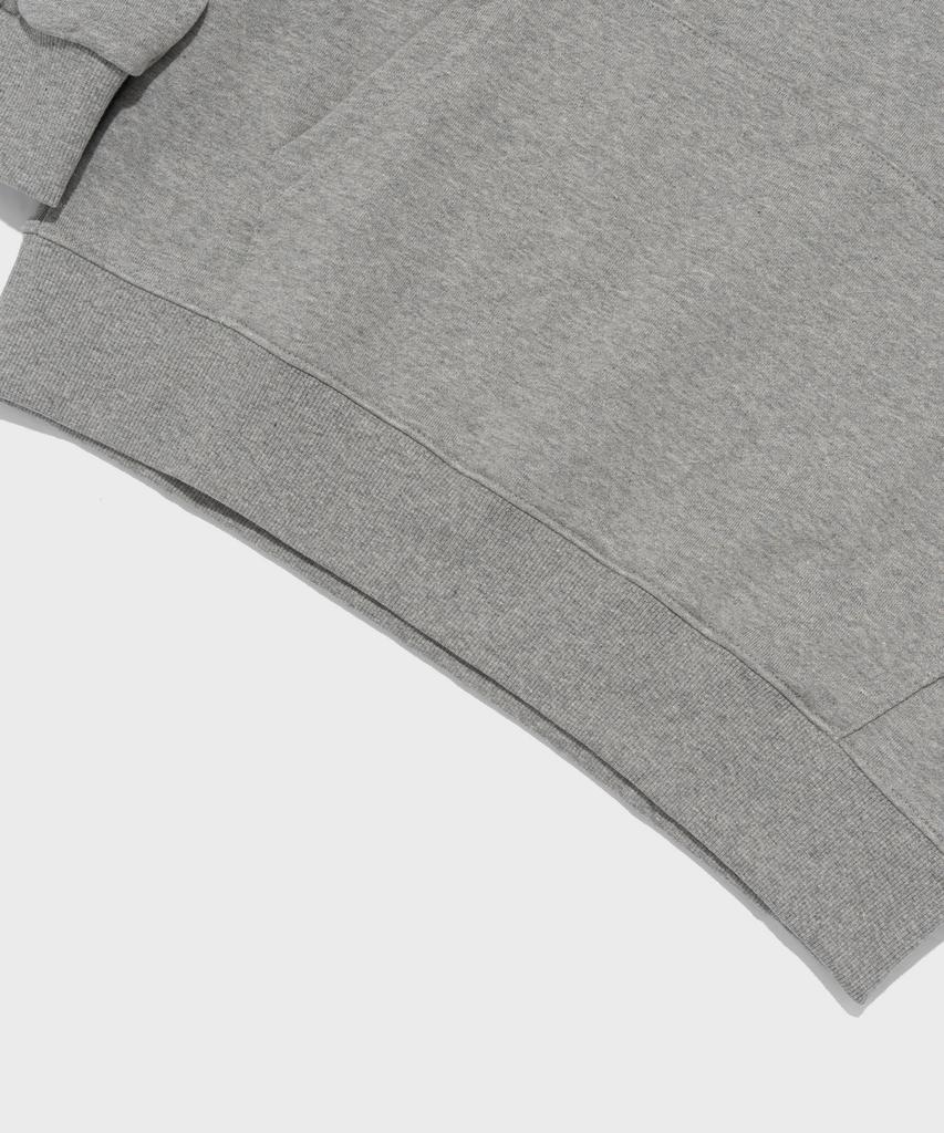 (Big Size) Plain Oversized Hoodie (Gray)