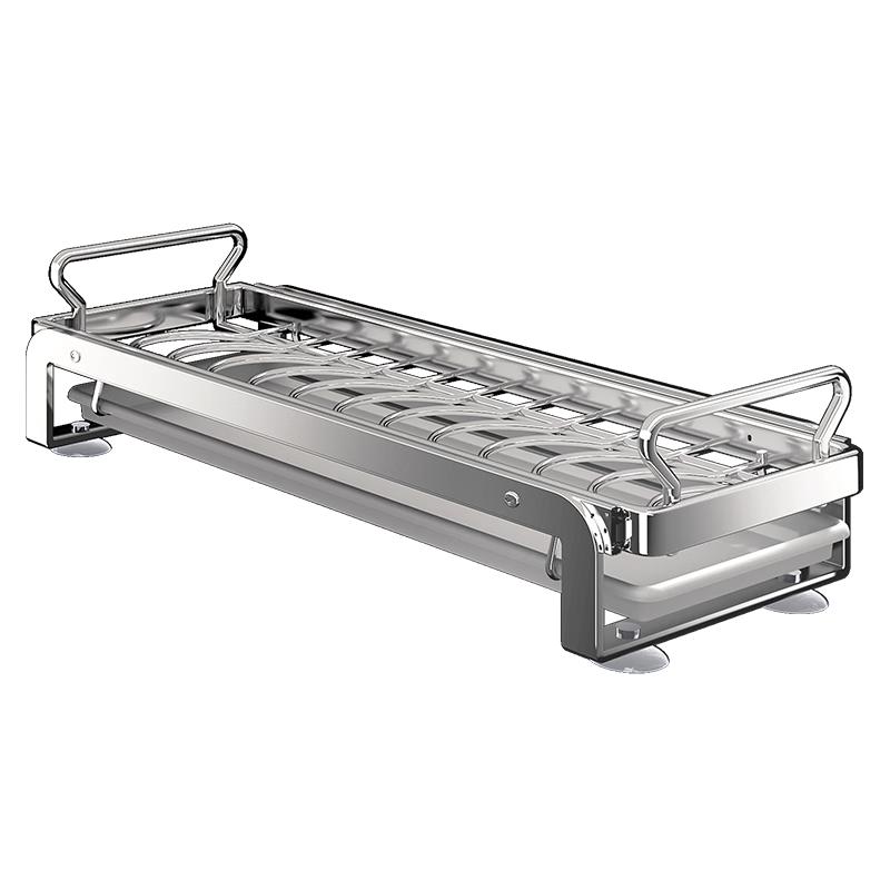 

Shuaishi Stainless Steel Pull-Out Kitchen Cabinet Drawer Dish Rack