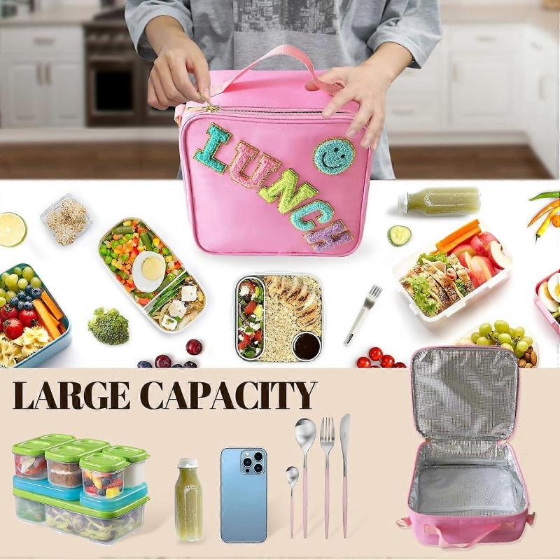 Insulated Lunch Bag With Adjustable Shoulder Strap
