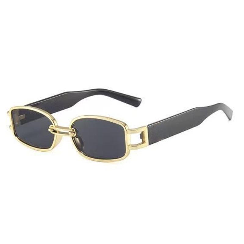 

Trendy Square Frame Unisex Sunglasses with Ring Buckle