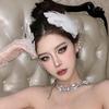 2pcs Pearl Hair Pins Accessories Ballet Style Headpiece Cute Feather Hair Clip