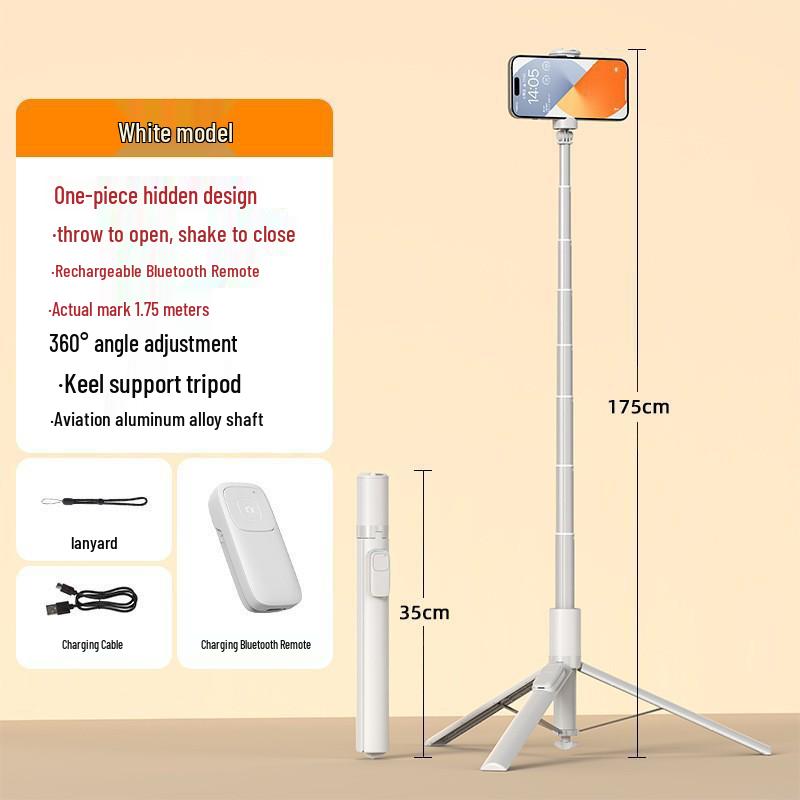Jumping Stick Universal Phone Selfie Tripod - Portable Live Broadcast Photography Holder