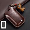 Leather Key Case for Volkswagen Models: T-Cross, Lavida, Lamando, Bora, Tiguan, Sagitar, Polo, Magotan, Passat, Tharu