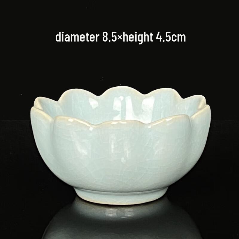 Ru Kiln Celadon Lotus Rising Tea Cup