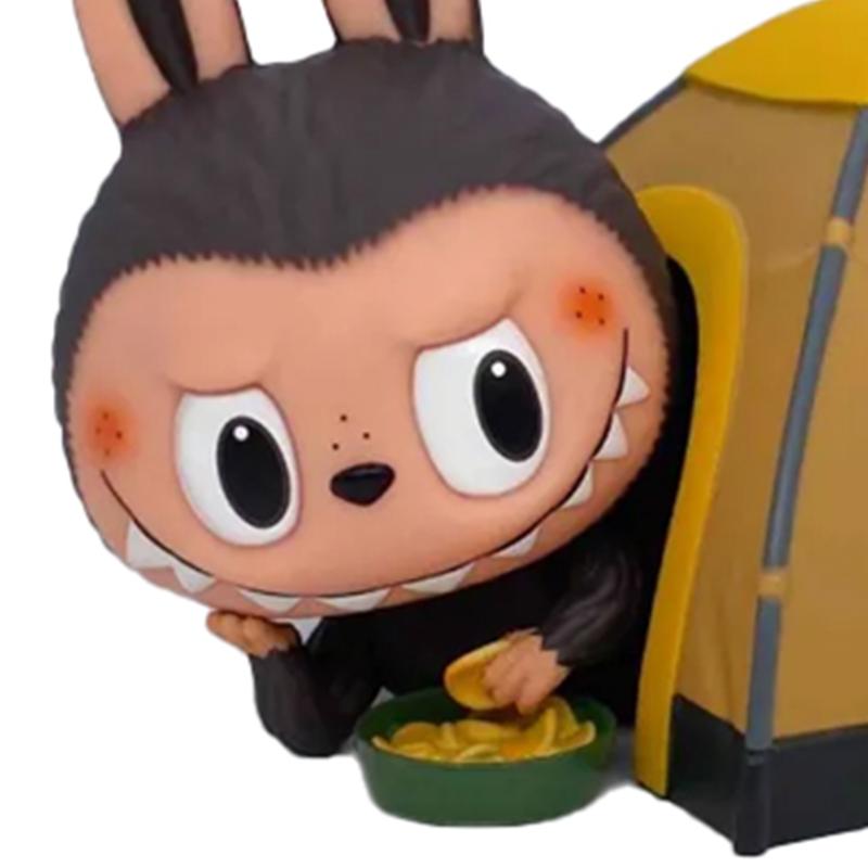 New POP MART LABUBU CAMPING STS Exhibition Edition Trendy Figures LABUBU-CAMPING
