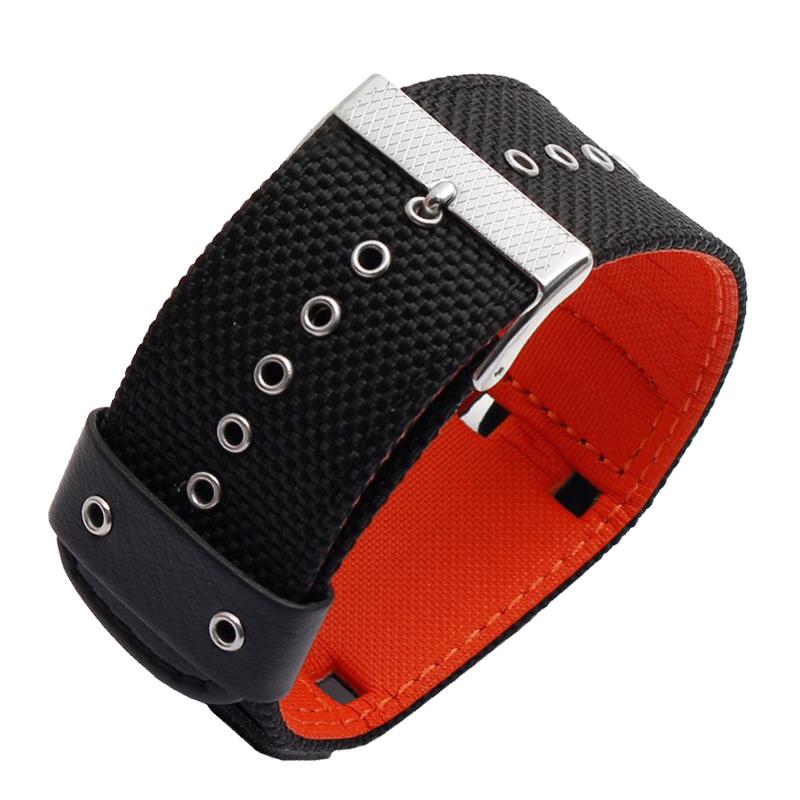 

Nylon Leather Watch Strap for Casio AW-591MS AW-590 AWG-M100/101 G-300 DW5600 GW-5000 5035 GW-M5610 Wrist Band 16mm18mm For 18mm чорний