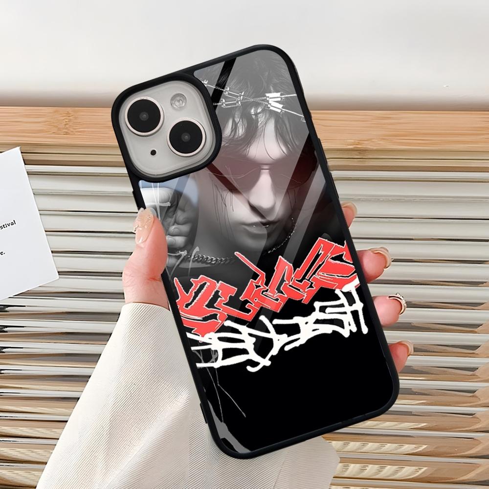 Bladee 333 Drain Gangs Phone Case For Iphone 15 Pro Max 14 12 11 13 Mini 16 8 7 Plus X Xs XR PC+TPU Back Cover