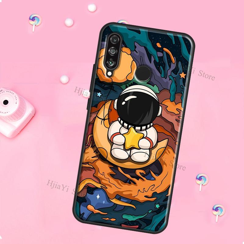 

Space Aesthetic Spaceman Astronaut For Huawei Honor Magic 5 Lite X8 X9 X8a X9a 50 70 P20 P30 P40 P50 P60 Pro P Smart 2019 Case Huawei P30