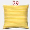 Bright Yellow Simple Geometric Series Pillow Gift Home Office Decoration  Bedroom Sofa Car Cushion Cover