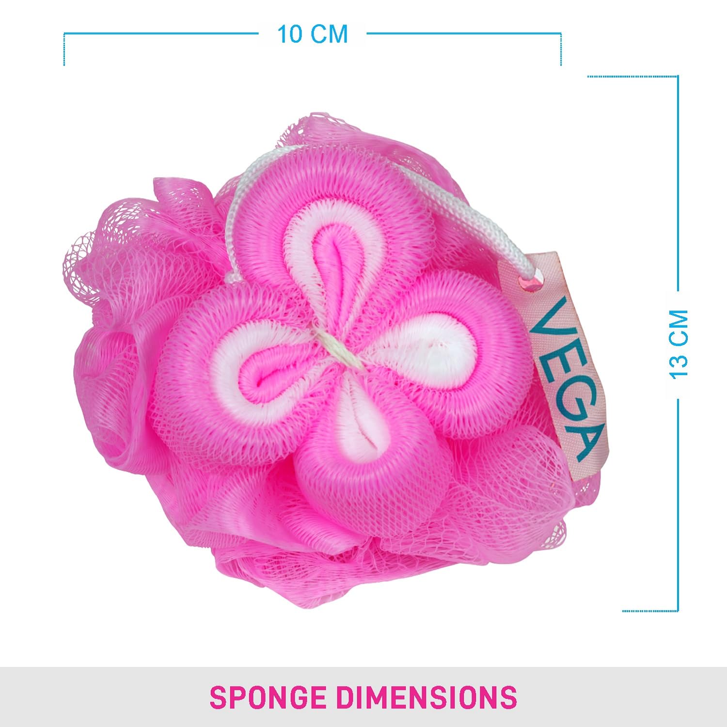 Vega Luxury Flower Sponge(color may vary)