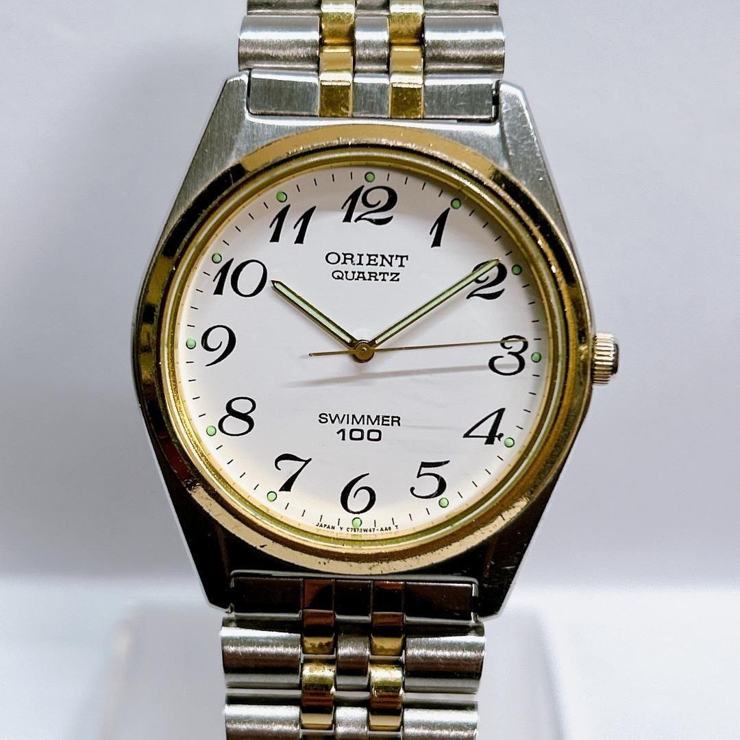 Used [Ends today] Orient Swimmer 100 Men s Watch C752W4-70 White Dial