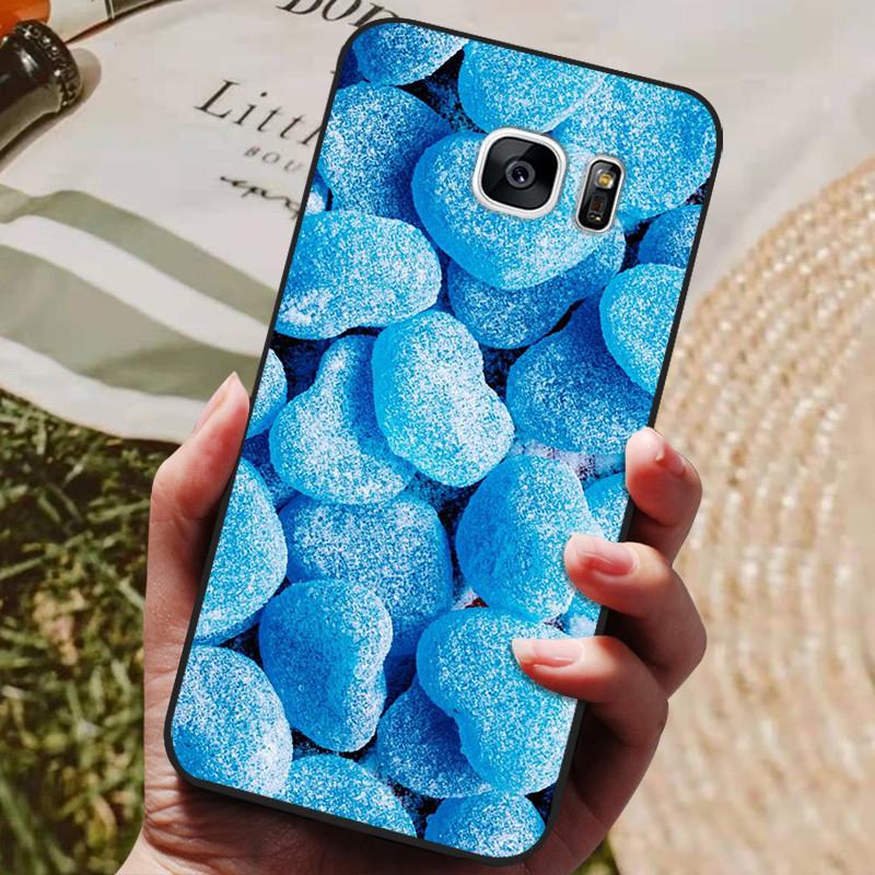 For Samsung Galaxy S7 Edge Silicone Case Cute Pattern Soft TPU Phone Cover For Samsung Galaxy S6 S7 S 7 Edge Back Cover Bumper