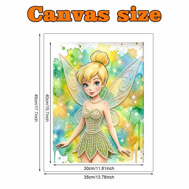 Disney Pearl Painting Wonderful Fairy Tinker Bell Pearl Art Painting Kit Art Pearl Painting Kit Adult Beginner Gift Creative Home Wall Decor