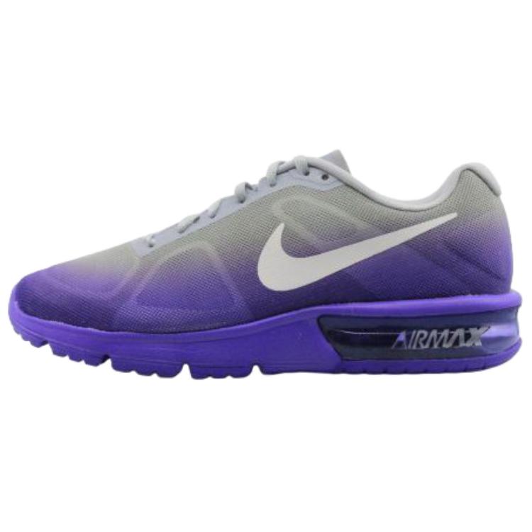 Nike Air Max Sequence Versatile Comfortable Low-Top Running Shoes Unisex Sneaker Purple 719916-503