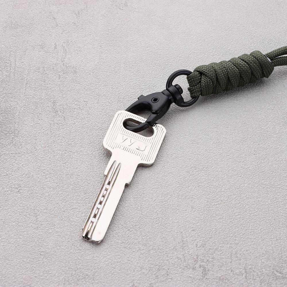 Backpack Key Ring Keychain Lanyard Paracord Lanyard Heavy Duty Lanyard Braided Woven Keychain