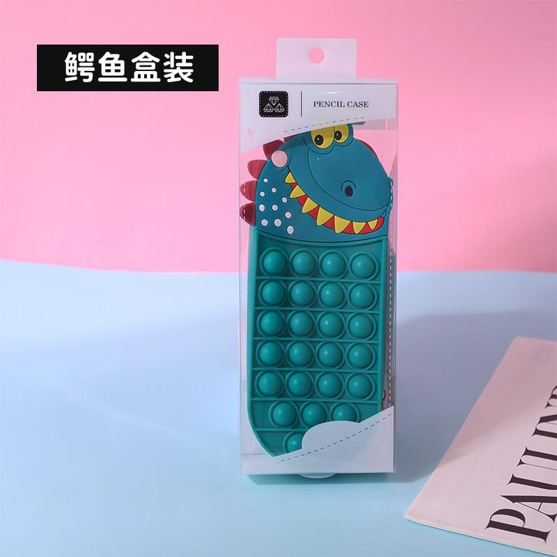 Cartoon Unicorn Pencil Case - Press And Squeeze For Relaxation, Large Capacity Pencil Box, Children's Cute Stationery Bag