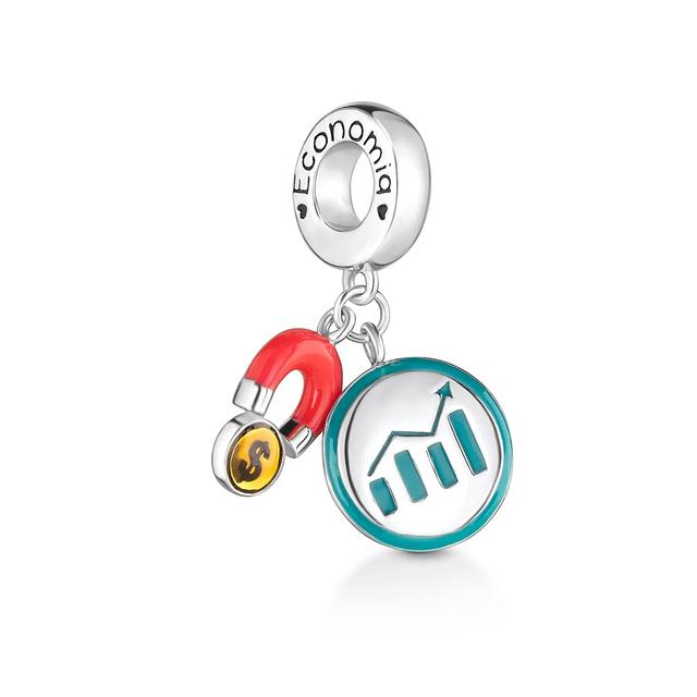 New Cross Charm Fit Original Bracelet Shining Zircon Bible Angel Wings Bead Diy Women Jewelry Giftcopper Making Accessories