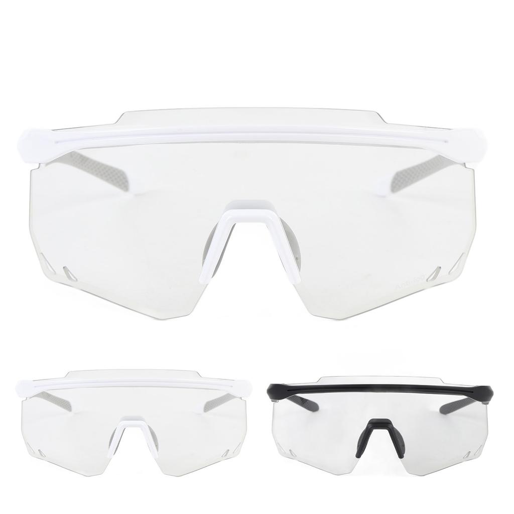 Photochromic Cycling Glasses TR90 Frame PC Lens Anti Fog Windproof Bike Sunglasses for Men Women Out