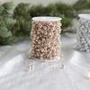 10M/Roll Hanging Christmas Bead Chain Artificial Reflective Beads String  for Home Room