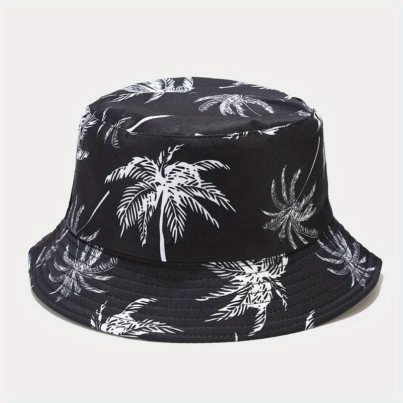 Sommer Schutzhut Herrenmode Kokosnuss Print Bucket Hat Unisex Fischerhut Damen Freizeit Beckenmütze