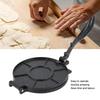 Gusseisen Tortilla Maker - 10,4x7,7 Zoll Elektrische Rotis Tortilla Presse, Mehl-Tortilla-Presse, Multifunktionale Tortilla-Presse für Teigtaschen-Wraps