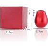 Red Ring Box Rose Shaped Jewelry Gift Box Wedding Ring Case Pop Up Earrings Jewelry Display Case for Valentine's Day, Anniversary Day, Engagement Neck