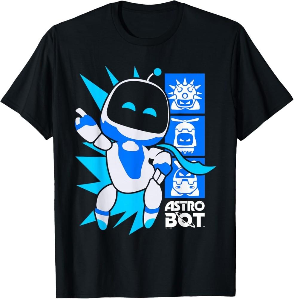 Футболка с изображением Astro Bot Rescue Mission в победной позе 4XL