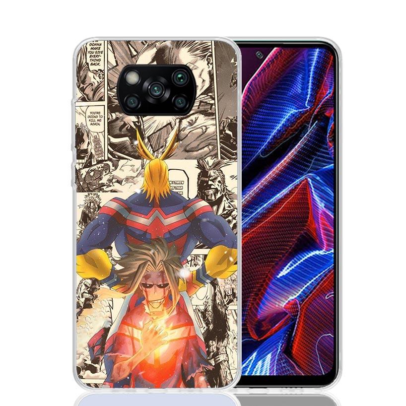 My Hero Deku Case Phone Cover for Xiaomi Redmi Note 10 9 9S 8 8T 7 5 Pro Mi 12T 11T 10T 9T 12 11 Lite A3 A2 Trend Fundas Mi 11T